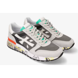 Кроссовки Premiata Mick Gray Turquoise