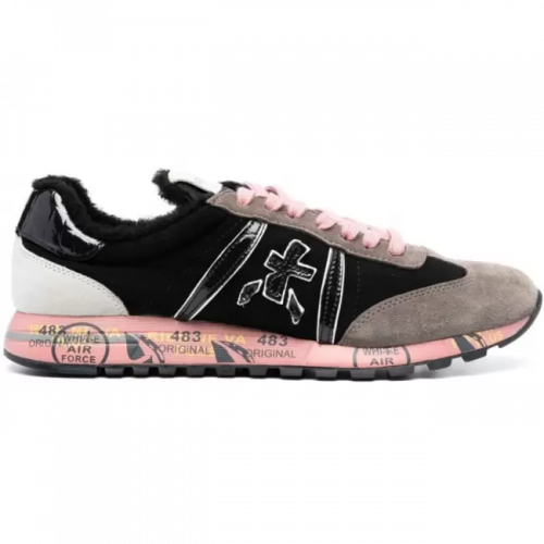 Кроссовки Premiata Lucy Black Pink