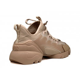 Кроссовки Dior D-Connect Nude Brown