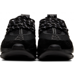 Кроссовки Versace Chain Reaction 2 Chainz All Black