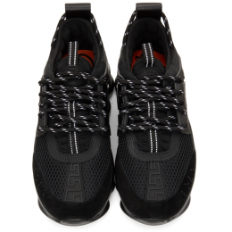Кроссовки Versace Chain Reaction 2 Chainz All Black