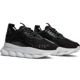 Кроссовки Versace Chain Reaction Black White