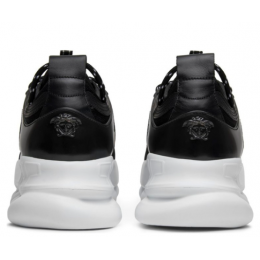 Кроссовки Versace Chain Reaction Black White