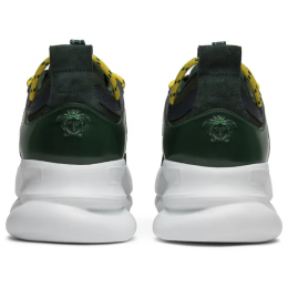 Кроссовки Versace Chain Reaction Green Wool