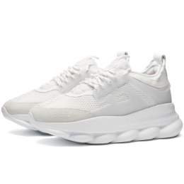 Кроссовки Versace Chain Reaction White
