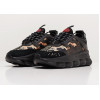 Кроссовки Versace Chain Reaction Black Canvas