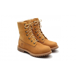Ботинки Timberland Authentics Teddy Fleece WP Wheat Folddown зимние