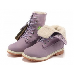 Ботинки Timberland Teddy Fleece Violet зимние