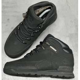 Полуботинки Timberland Euro Sprint 2 Black с мехом
