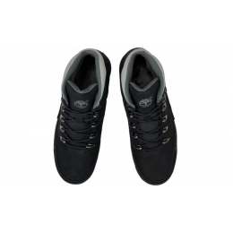 Полуботинки Timberland Euro Sprint 2 Hiker Black Grey с мехом