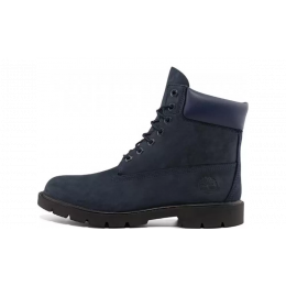 Ботинки Timberland 6 Inch Dark Blue с мехом