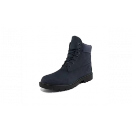 Ботинки Timberland 6 Inch Dark Blue с мехом