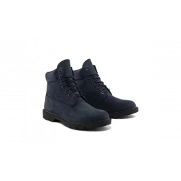 Ботинки Timberland 6 Inch Dark Blue с мехом