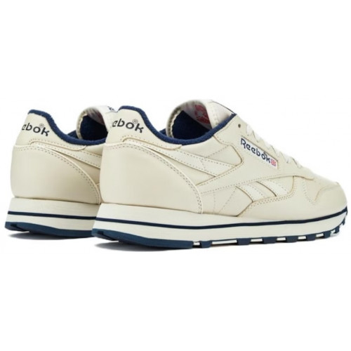 Кроссовки Reebok Classic Leather Vintage Beige Navy