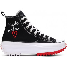 Кеды Converse Run Star Hike Platform High Made With Love Black