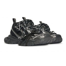 Balenciaga 3XL Worn-Out Black White