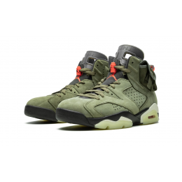 Nike Air Jordan 6 Travis Scott Cactus Jack Khaki