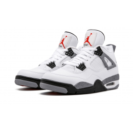 Кроссовки Nike Air Jordan 4 Retro White Cement