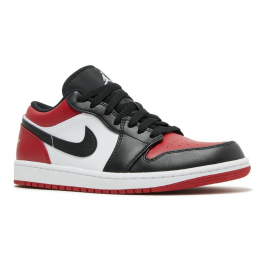 Кроссовки Nike Air Jordan 1 Low Bred Toe