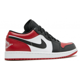 Кроссовки Nike Air Jordan 1 Low Bred Toe