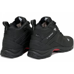 Ботинки Adidas Terrex Climaproof High Black White зимние на меху