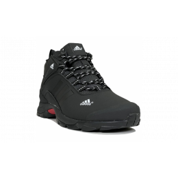 Ботинки Adidas Terrex Climaproof High Black White зимние на меху