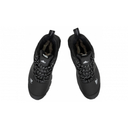 Ботинки Adidas Terrex Climaproof High Black White зимние на меху