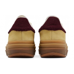 Adidas Gazelle Bold Almost Yellow Maroon