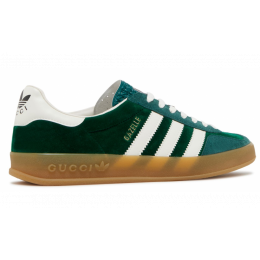 Кроссовки Adidas Gazelle x Gucci Green Suede