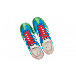 Кроссовки Adidas Gazelle x Gucci Light Blue Silk