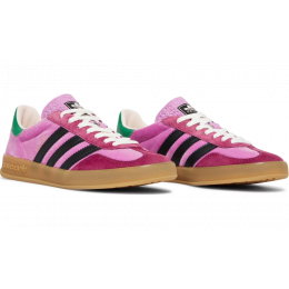 Кроссовки Adidas Originals Gazelle x Gucci Pink Velvet