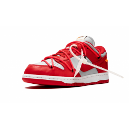 Кроссовки Nike SB Dunk Low Off-White University Red
