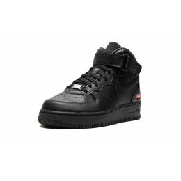 Кроссовки Nike Air Force 1 Mid Supreme Mini Box Logo Black