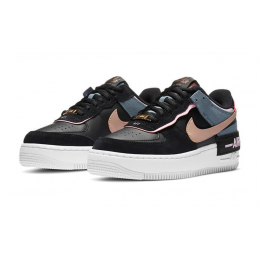Кроссовки Nike Air Force 1 Low Shadow Black Metallic