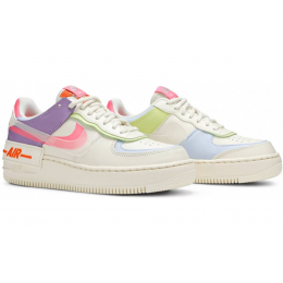Кроссовки Nike Air Force 1 Low Shadow Double Swoosh Sail Pink Purple