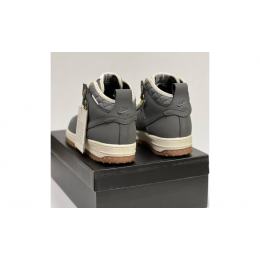 Кроссовки Nike Air Force 1 Lunar Duckboot Grey зимние на меху