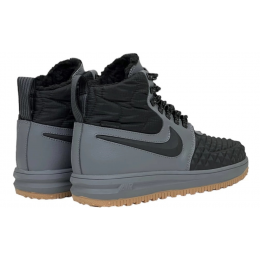 Nike Air Force 1 Duckboot Grey зимние на меху