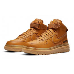 Кроссовки Nike Air Force 1 Mid Gore-Tex Beige с мехом
