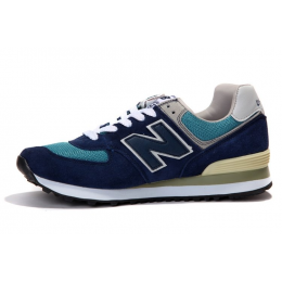 Кроссовки New Balance 574 Blue Silver