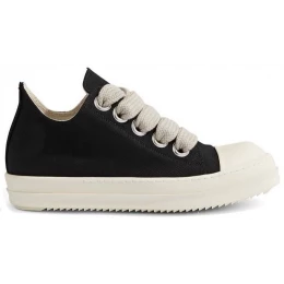 Rick Owens DRKSHDW lace-up Canvas Black