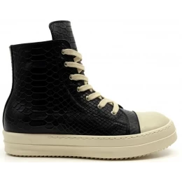 Rick Owens Concordians Alligatoridae High Top Black
