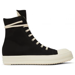Rick Owens DRKSHDW Strobe Cotton Denim High Black Milk