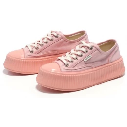 Chanel Biscuit Platform Sneakers Pink
