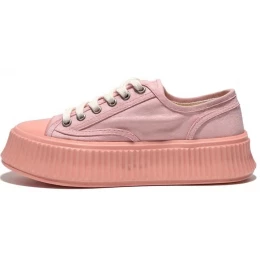Chanel Biscuit Platform Sneakers Pink