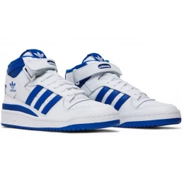Кроссовки Adidas Forum Mid White Royal Blue