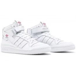 Кроссовки Adidas Forum Mid White Pink