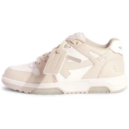 Off-White x Out Of Office Low Tops Beige