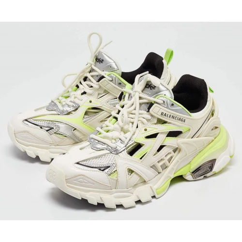 Кроссовки Balenciaga Track.2 Trainer White Fluo Yellow