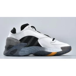 Кроссовки Adidas Streetball Black White Grey Yellow утепленные