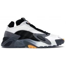 Кроссовки Adidas Streetball Black White Grey Yellow утепленные